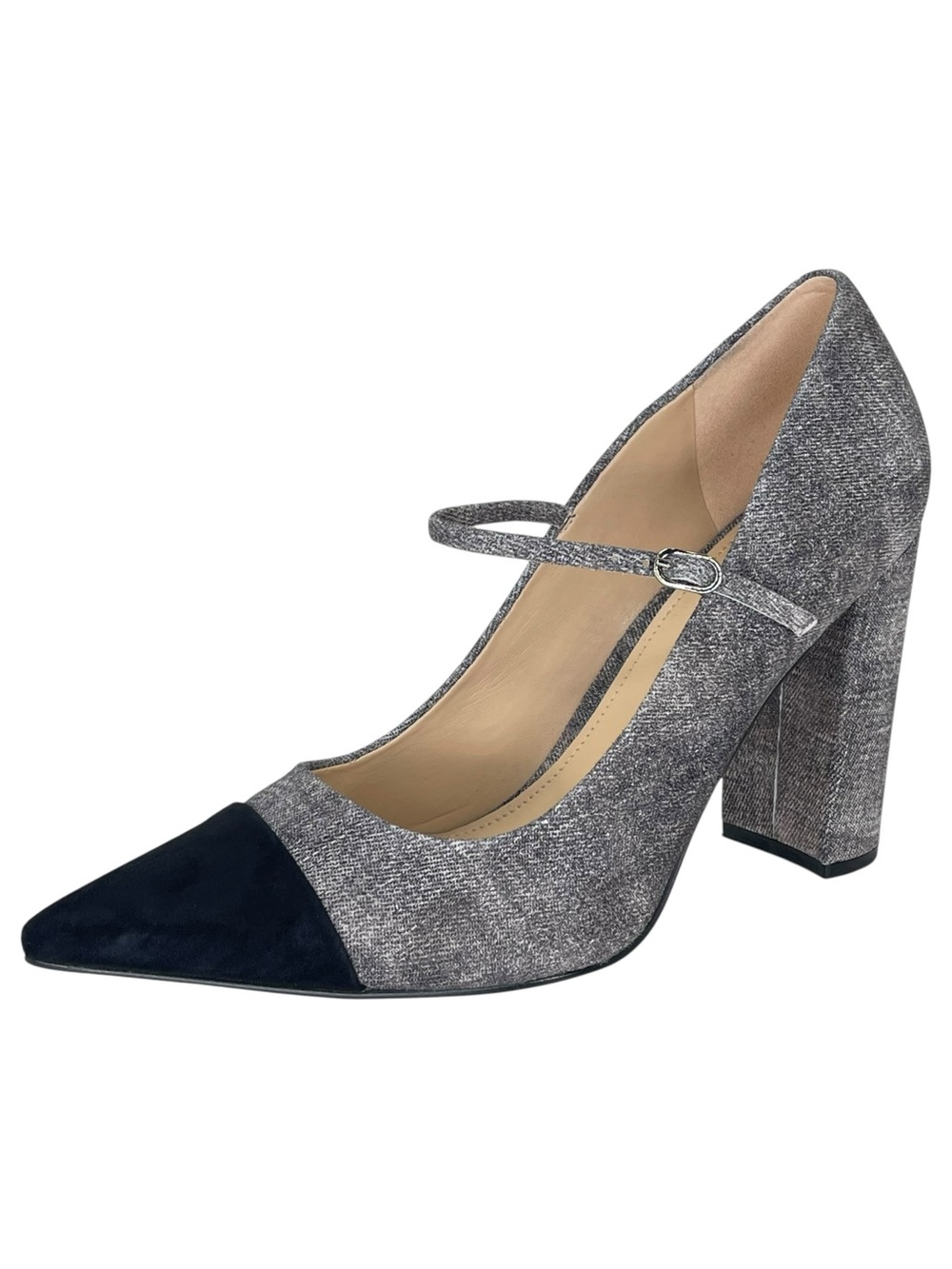 Marc Fisher Anellie Grey Cap Toe Womens Pumps Size 11M